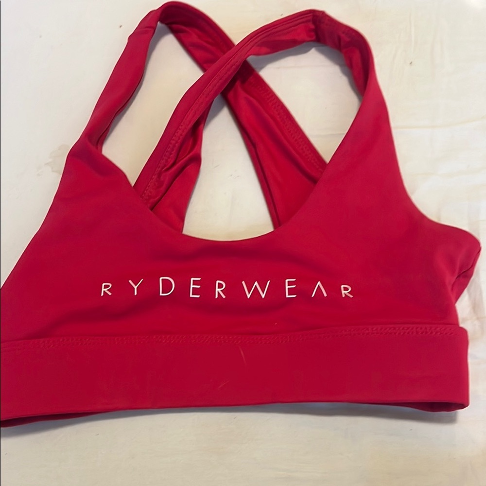 Ryderwear Red Racerback Sports Bra